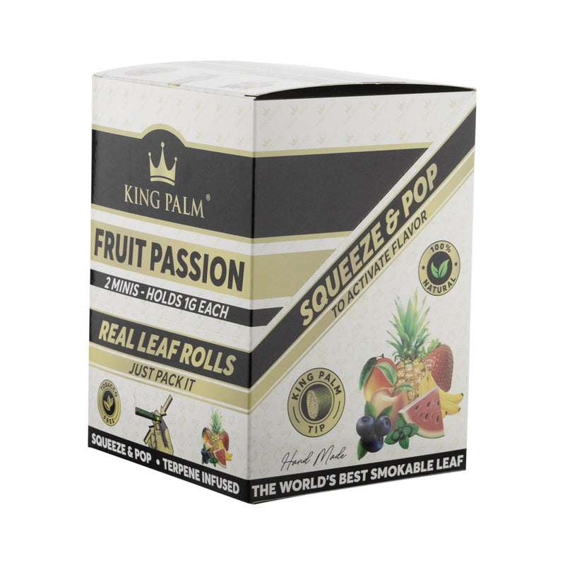 King Palm™ | Mini Rolls | 2 Pack - Various Flavors - 20 Count Palm Pre Rolled Wraps Biohazard Inc   