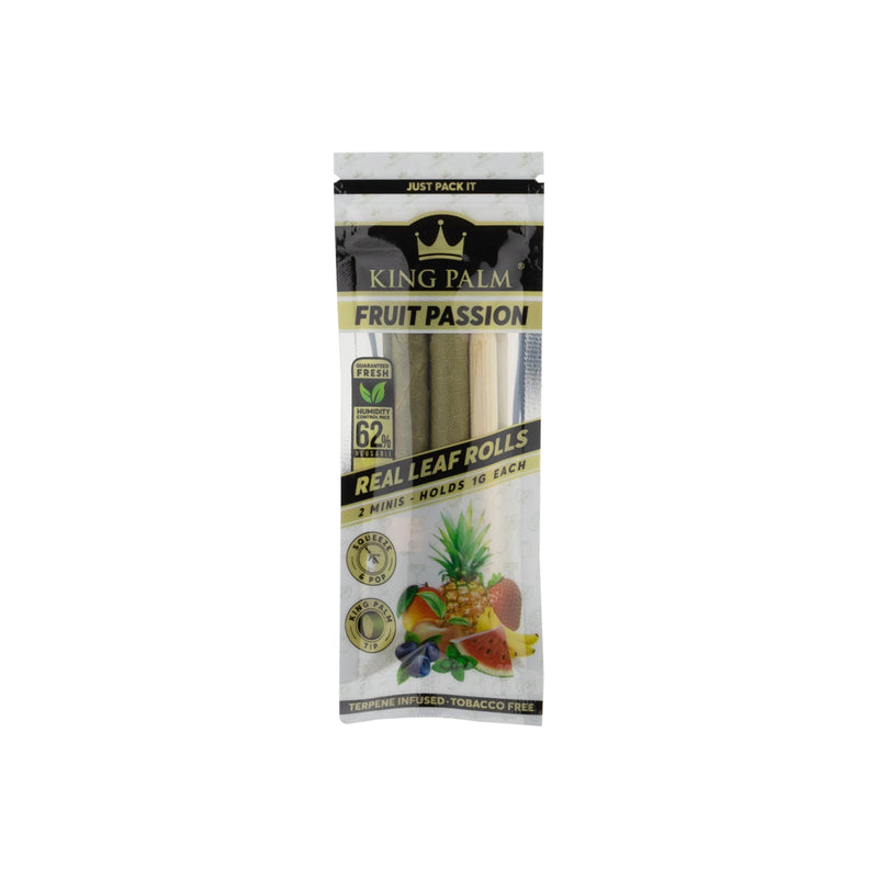 King Palm™ | Mini Rolls | 2 Pack - Various Flavors - 20 Count Palm Pre Rolled Wraps Biohazard Inc   