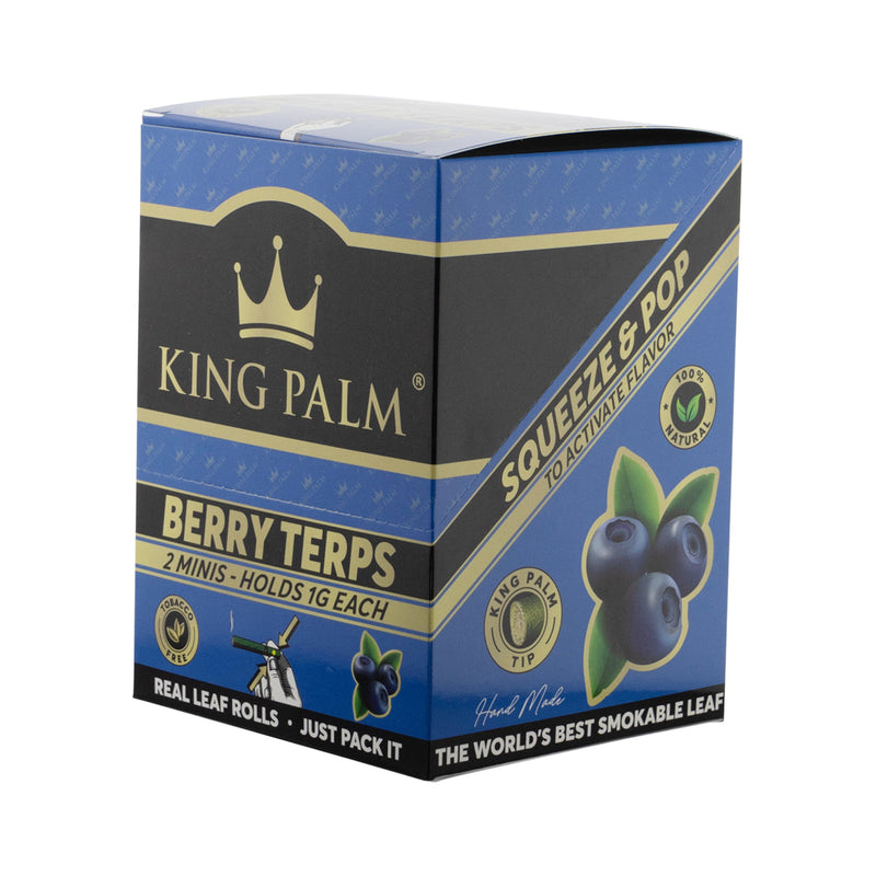 King Palm™ | Mini Rolls | 2 Pack - Various Flavors - 20 Count Palm Pre Rolled Wraps Biohazard Inc   