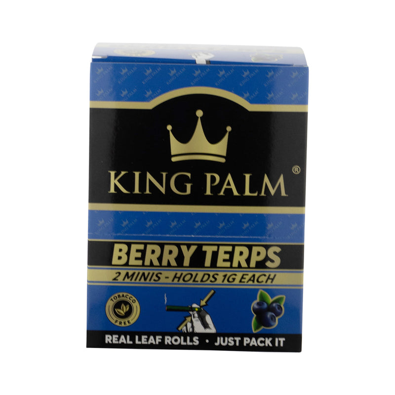 King Palm™ | Mini Rolls | 2 Pack - Various Flavors - 20 Count Palm Pre Rolled Wraps Biohazard Inc   