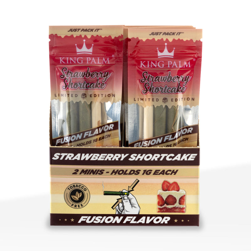 King Palm™ | Mini Rolls | 2 Pack - Strawberry Shortcake