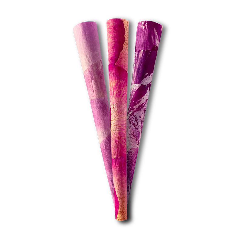 Zig-Zag® | Pre-Rolled Rose Cones King Size | 110mm - Rose Petals - 8 Count Pre-Rolled Cones Zig Zag   