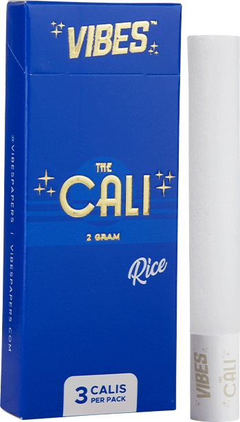 VIBES® | The CALI 2 Gram Pre-Rolled Cones | 110mm - Rice - 8 Count Pre-Rolled Cones Vibes   