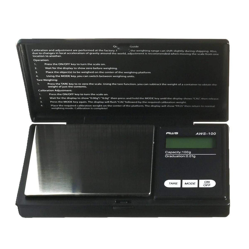 AWS Scale AWS 100 Scale 100g X 0.01g - Black