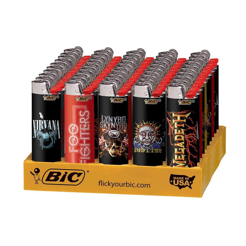 BIC Lighters BIC Lighters Rock Bands Edition - 50 Count