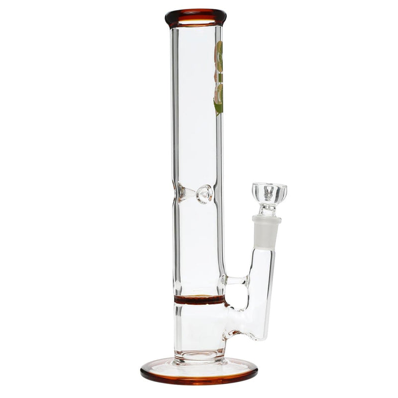 Bio Glass Glass Bong 10" BIO 38mm Honeycomb Water Pipe - Amber