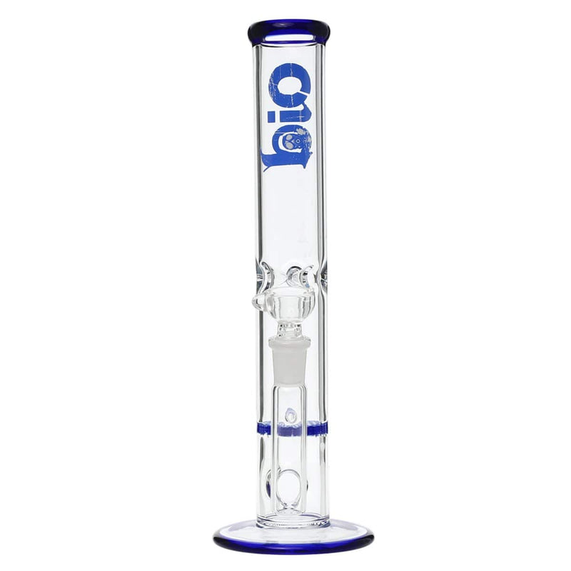 Bio Glass Glass Bong 10" BIO 38mm Honeycomb Water Pipe - Blue