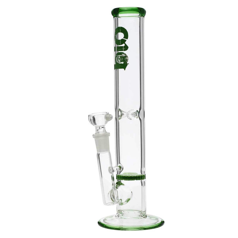 Bio Glass Glass Bong 10" BIO 38mm Honeycomb Water Pipe - Green