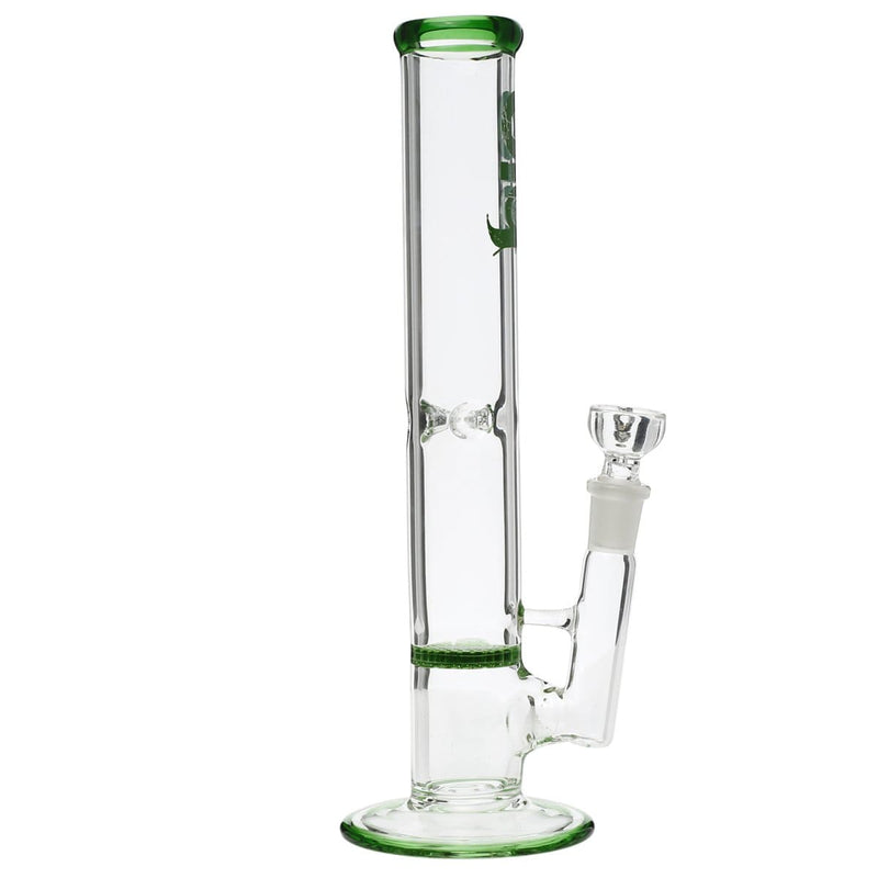 Bio Glass Glass Bong 10" BIO 38mm Honeycomb Water Pipe - Green