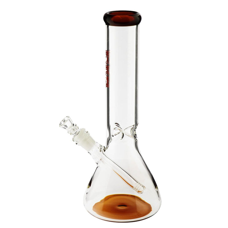 Bio Glass Glass Bong 12" BIO 50mm Beaker Water Pipe - Amber