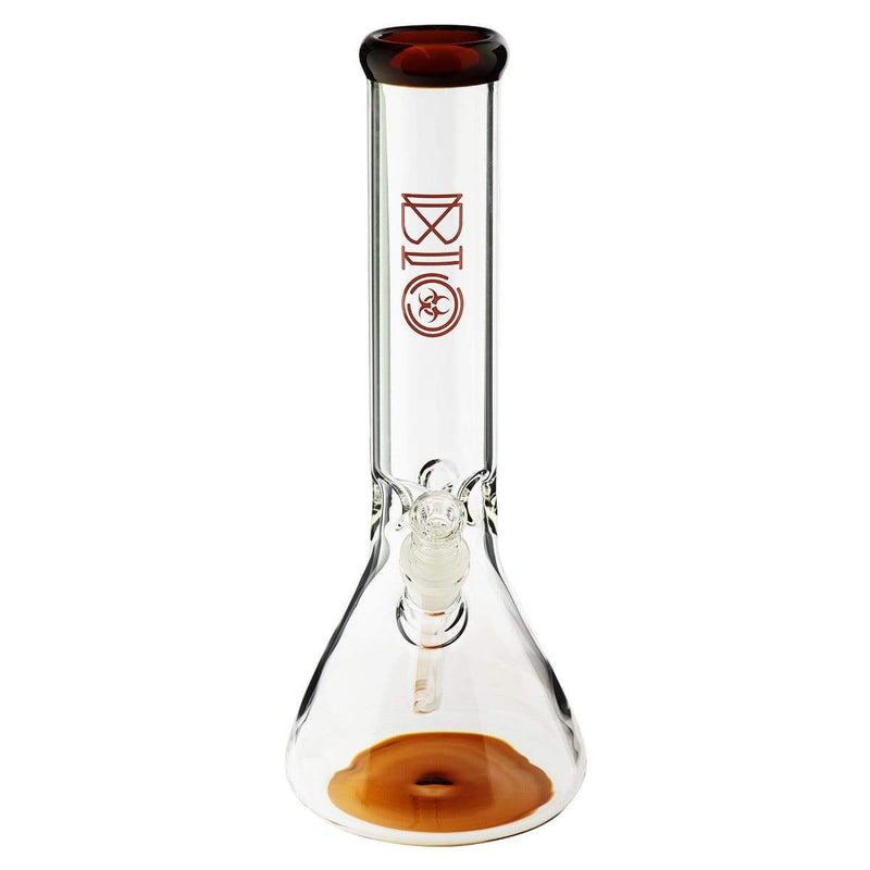 Bio Glass Glass Bong 12" BIO 50mm Beaker Water Pipe - Amber