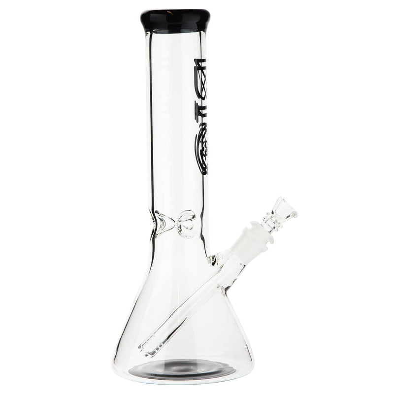 Bio Glass Glass Bong 12" BIO 50mm Beaker Water Pipe - Black