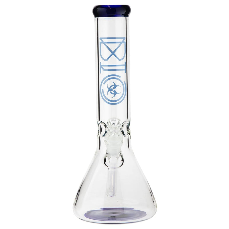 Bio Glass Glass Bong 12" BIO 50mm Beaker Water Pipe - Blue