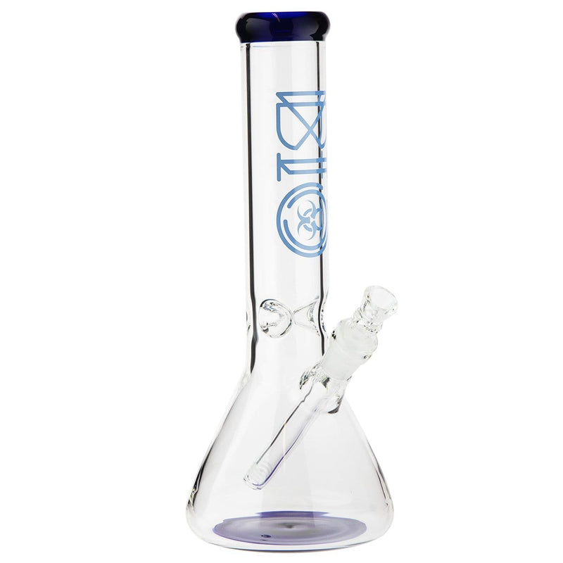 Bio Glass Glass Bong 12" BIO 50mm Beaker Water Pipe - Blue