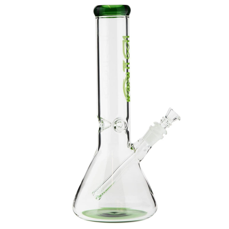 Bio Glass Glass Bong 12" BIO 50mm Beaker Water Pipe - Green