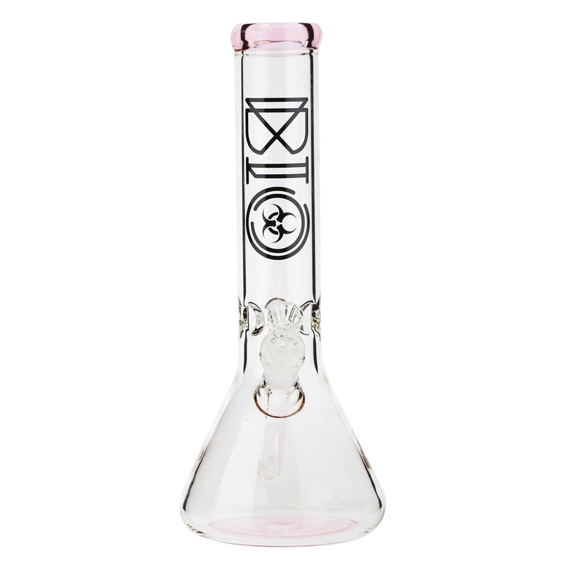 Bio Glass Glass Bong 12" BIO 50mm Beaker Water Pipe - Pink