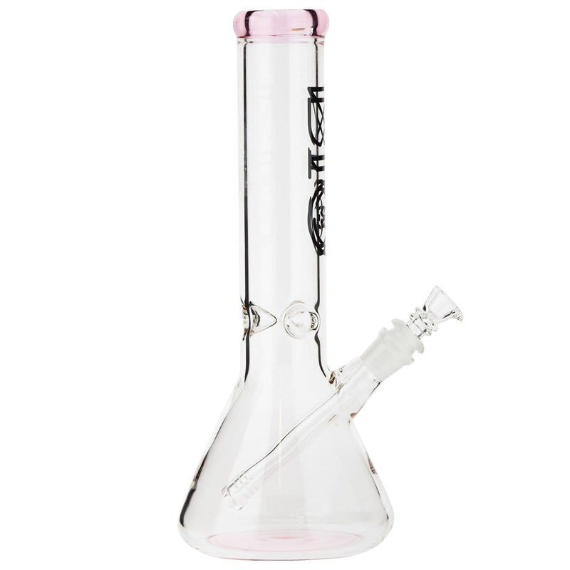 Bio Glass Glass Bong 12" BIO 50mm Beaker Water Pipe - Pink