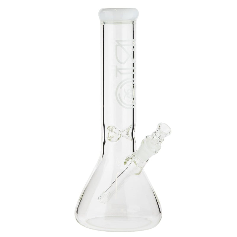 Bio Glass Glass Bong 12" BIO 50mm Beaker Water Pipe - White