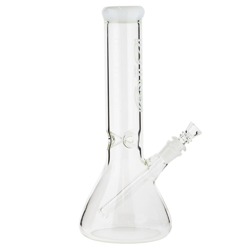 Bio Glass Glass Bong 12" BIO 50mm Beaker Water Pipe - White