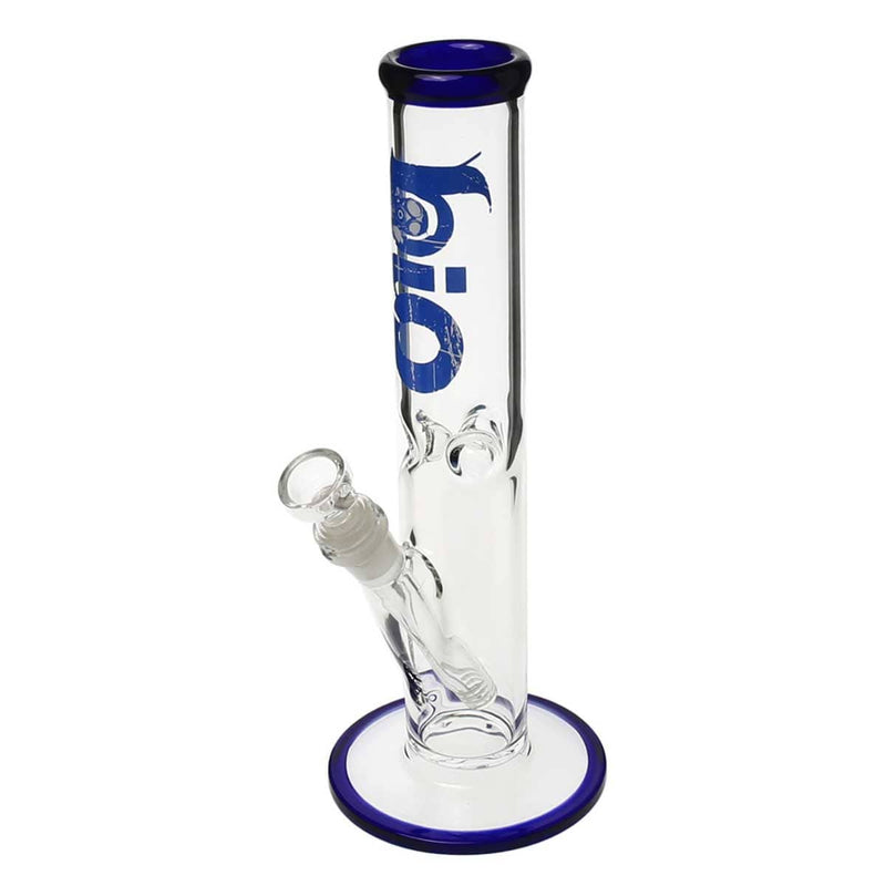 Bio Glass Glass Bong 12" BIO 50mm Straight Water Pipe - Blue