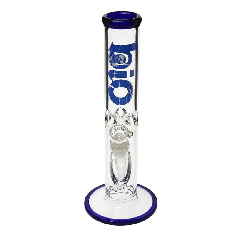 Bio Glass Glass Bong 12" BIO 50mm Straight Water Pipe - Blue