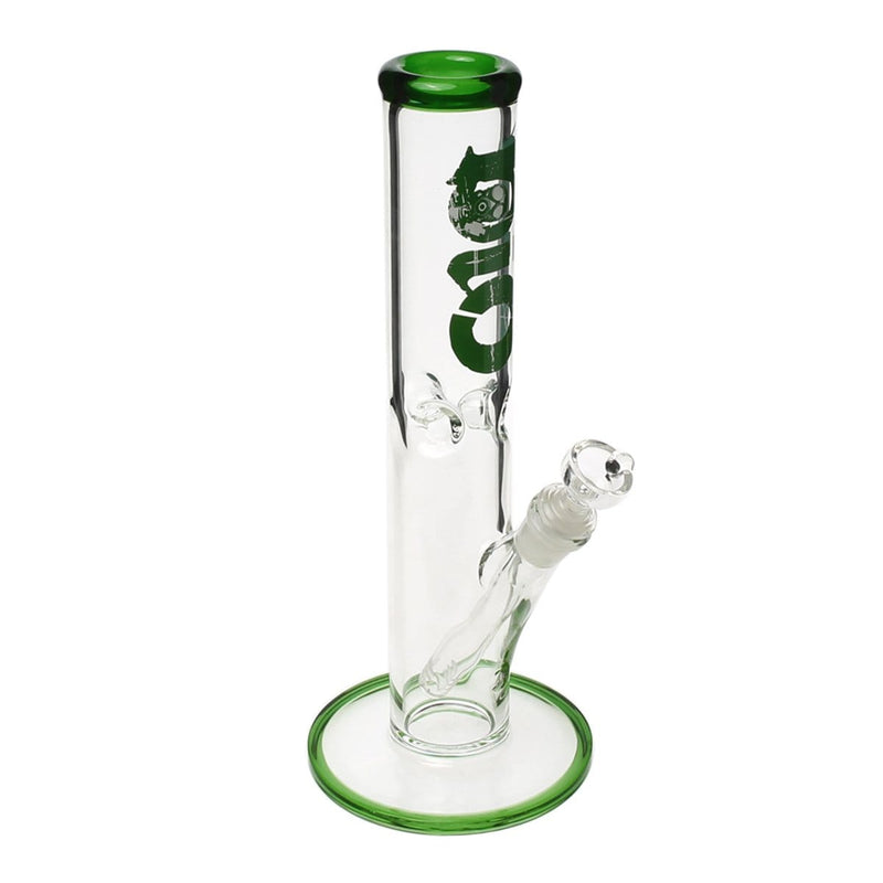 Bio Glass Glass Bong 12" BIO 50mm Straight Water Pipe - Green