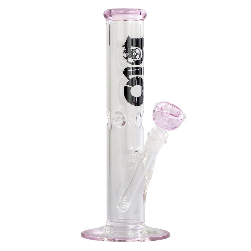 Bio Glass Glass Bong 12" BIO 50mm Straight Water Pipe - Pink