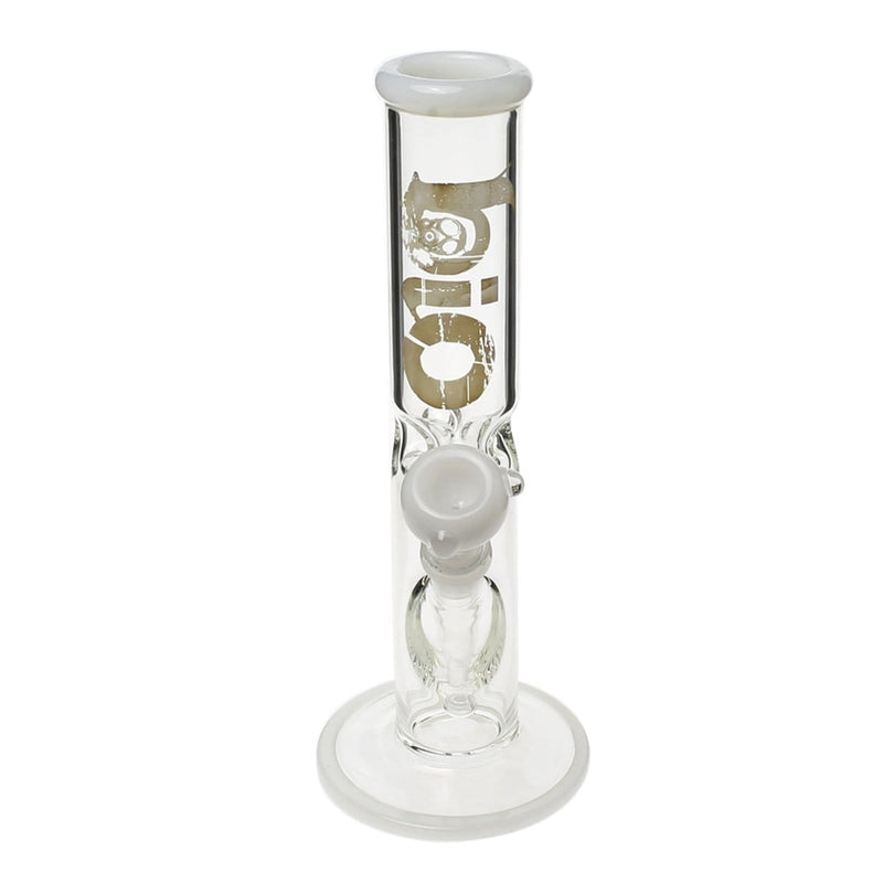 Bio Glass Glass Bong 12" BIO 50mm Straight Water Pipe - White