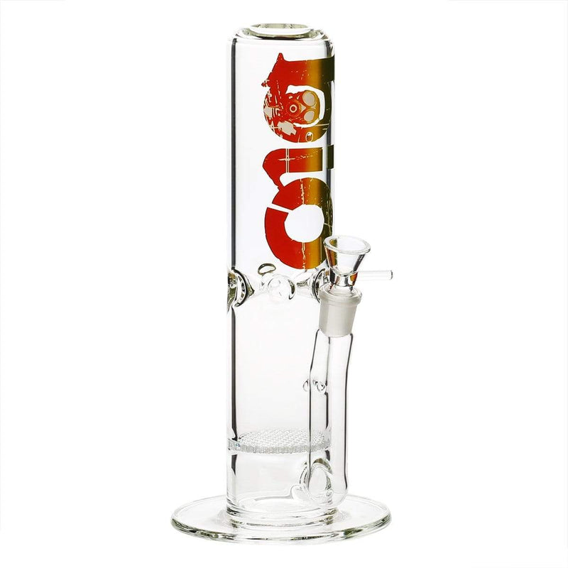 Bio Glass Glass Bong 12" BIO 65mm Honeycomb Water Pipe - Rasta Logo