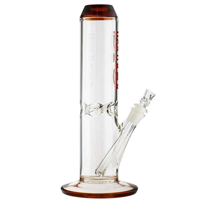 Bio Glass Glass Bong 12" BIO 65mm Straight Water Pipe - Amber