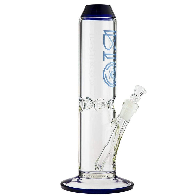 Bio Glass Glass Bong 12" BIO 65mm Straight Water Pipe - Blue