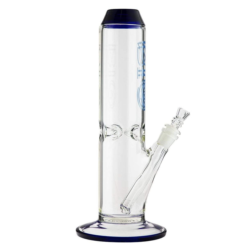 Bio Glass Glass Bong 12" BIO 65mm Straight Water Pipe - Blue