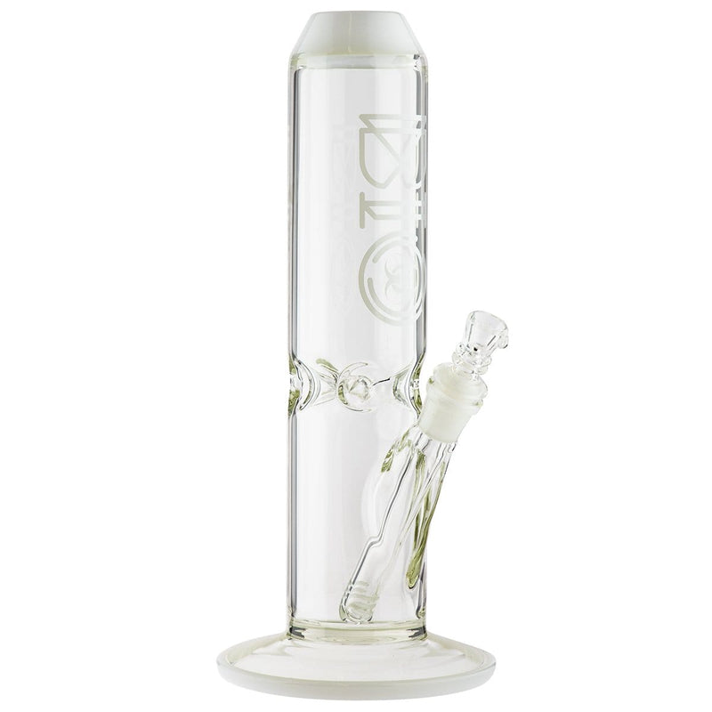 Bio Glass Glass Bong 12" BIO 65mm Straight Water Pipe - White