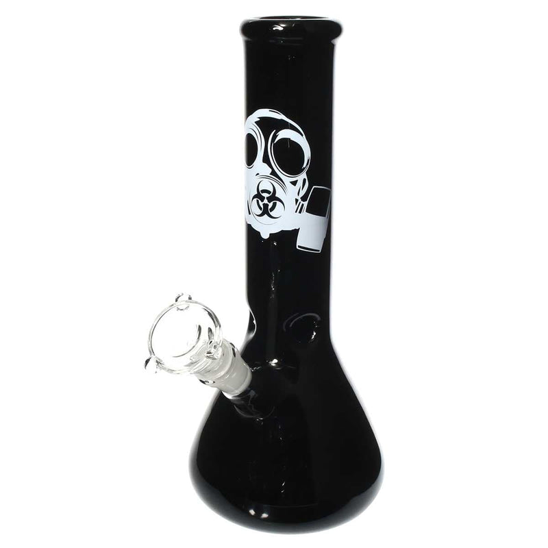 Bio Glass Glass Bong 12" BIO Beaker Water Pipe - Black