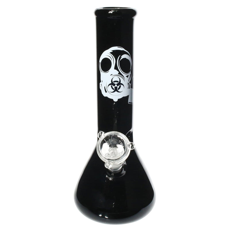 Bio Glass Glass Bong 12" BIO Beaker Water Pipe - Black