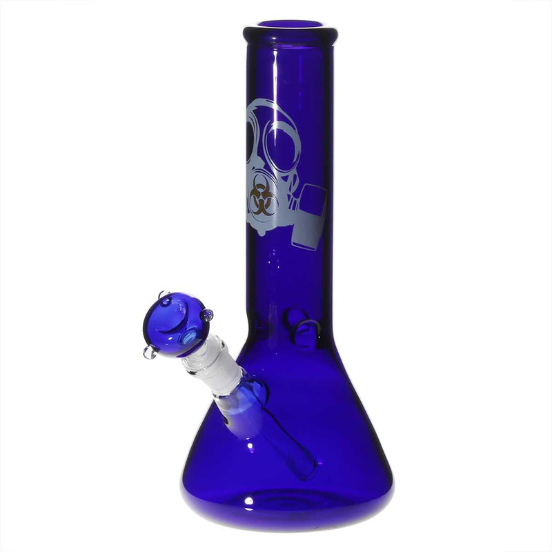 Bio Glass Glass Bong 12" BIO Beaker Water Pipe - Blue