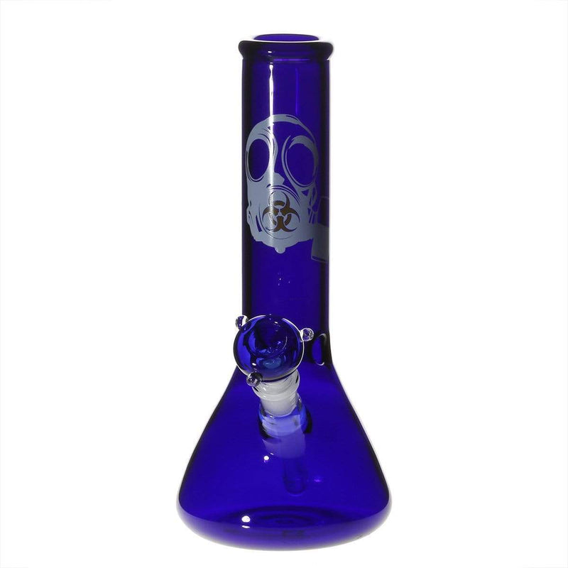 Bio Glass Glass Bong 12" BIO Beaker Water Pipe - Blue