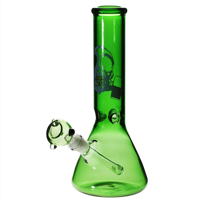 Bio Glass Glass Bong 12" BIO Beaker Water Pipe - Green