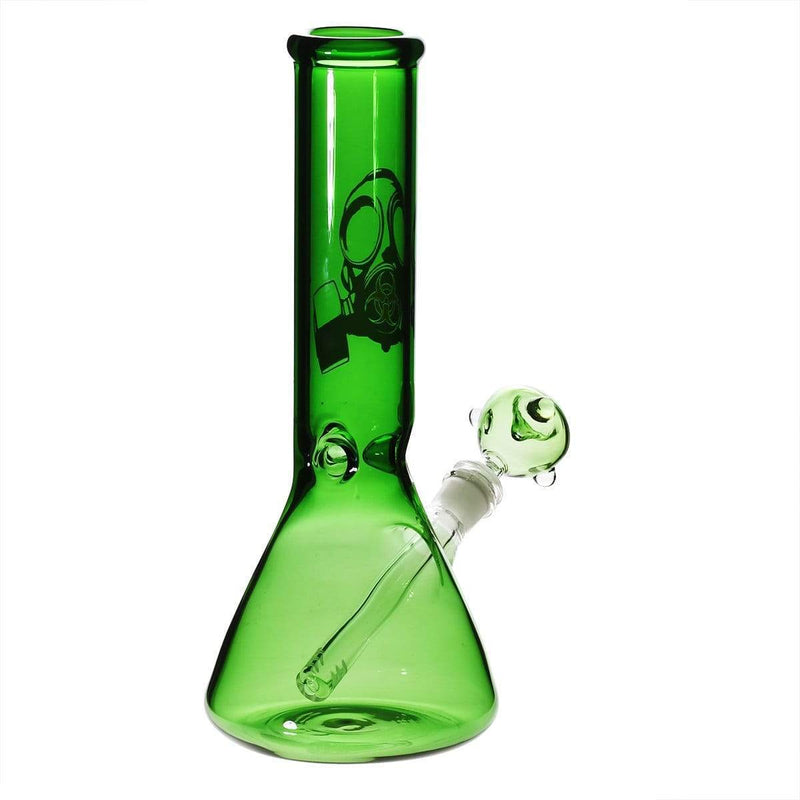 Bio Glass Glass Bong 12" BIO Beaker Water Pipe - Green