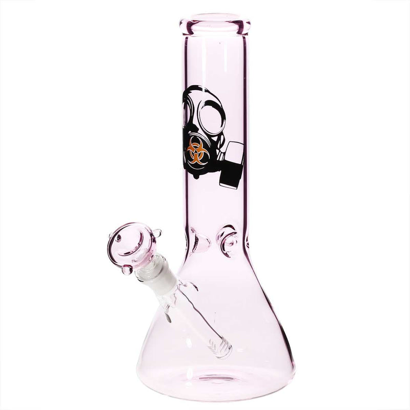 Bio Glass Glass Bong 12" BIO Beaker Water Pipe - Pink