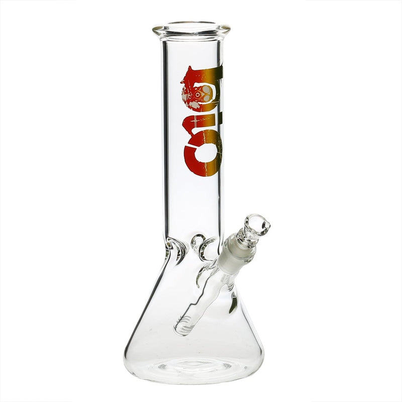 Bio Glass Glass Bong 12" BIO Beaker Water Pipe - Rasta Logo