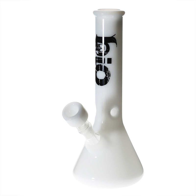 Bio Glass Glass Bong 12" BIO Beaker Water Pipe - White