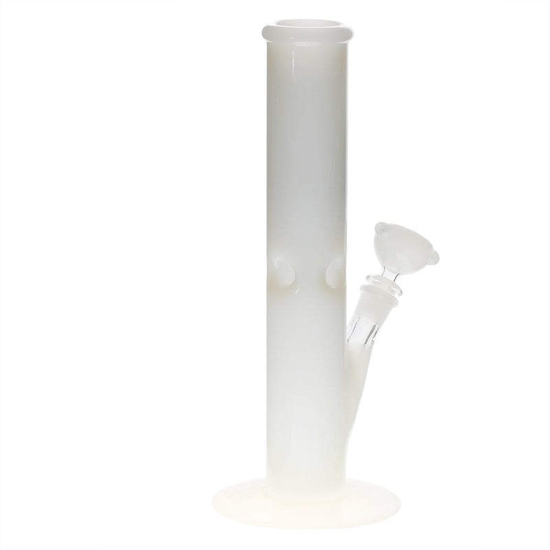 Bio Glass Glass Bong 12" BIO Straight Water Pipe - White