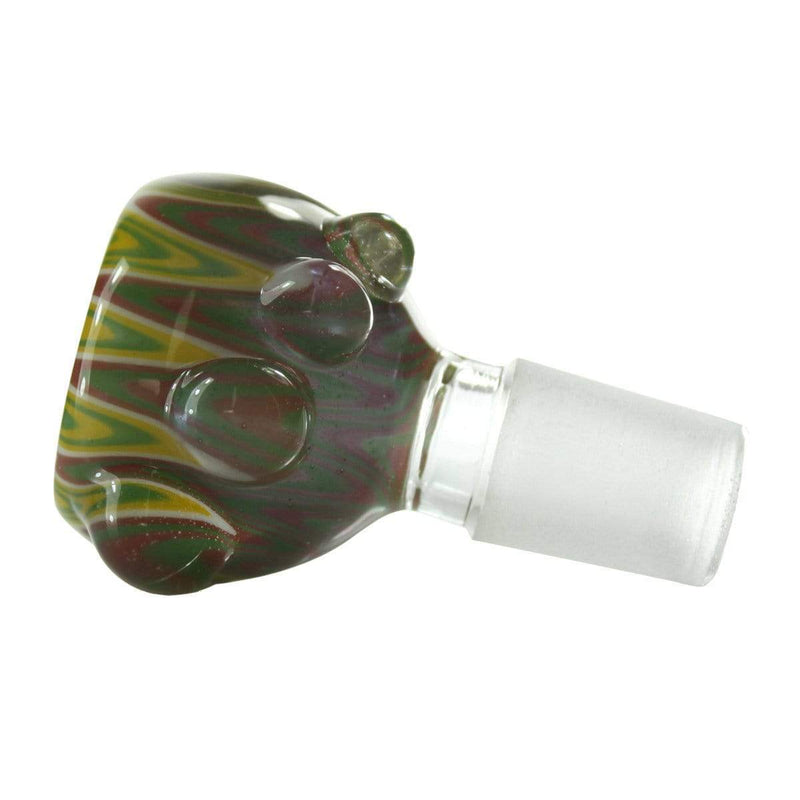 Bio Glass Glass Bong 16" BIO Double Grid Water Pipe - Green Logo