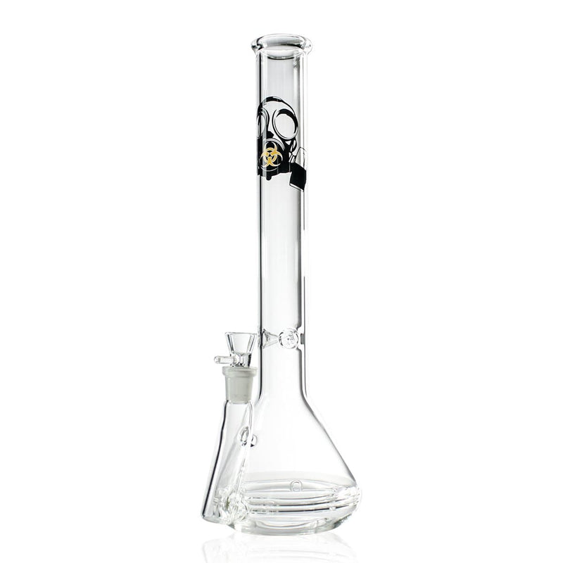 Bio Glass Glass Bong 16" BIO Ring Beaker Water Pipe - Clear