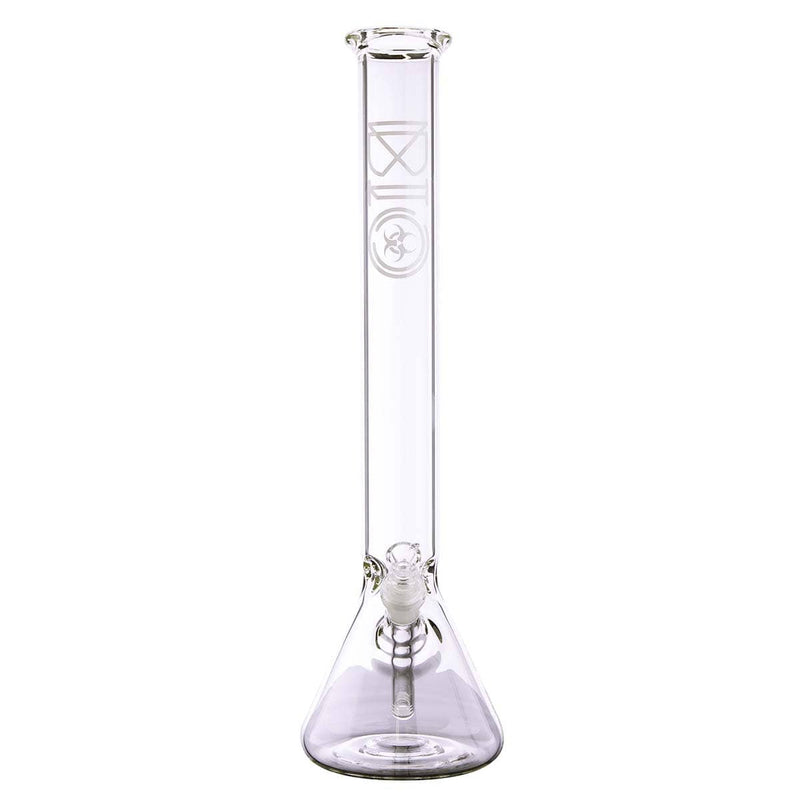 Bio Glass Glass Bong 18" BIO 50mm Beaker - White