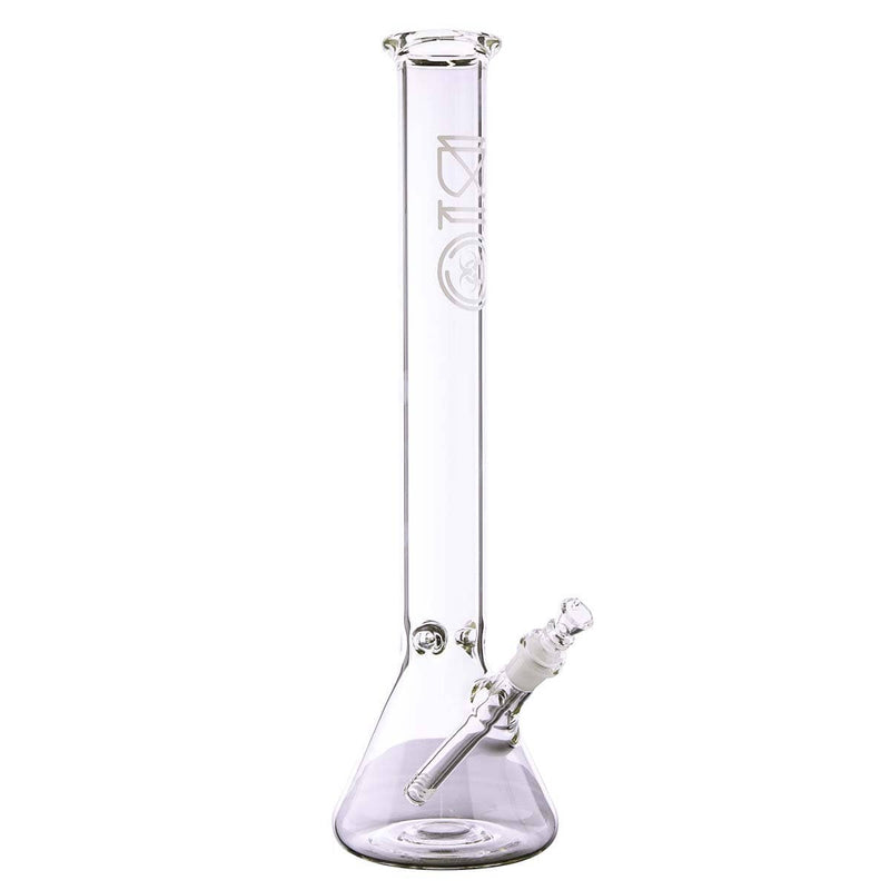 Bio Glass Glass Bong 18" BIO 50mm Beaker - White