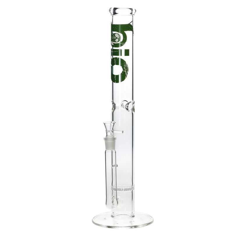 Bio Glass Glass Bong 18" BIO Honeycomb Water Pipe - Green Logo