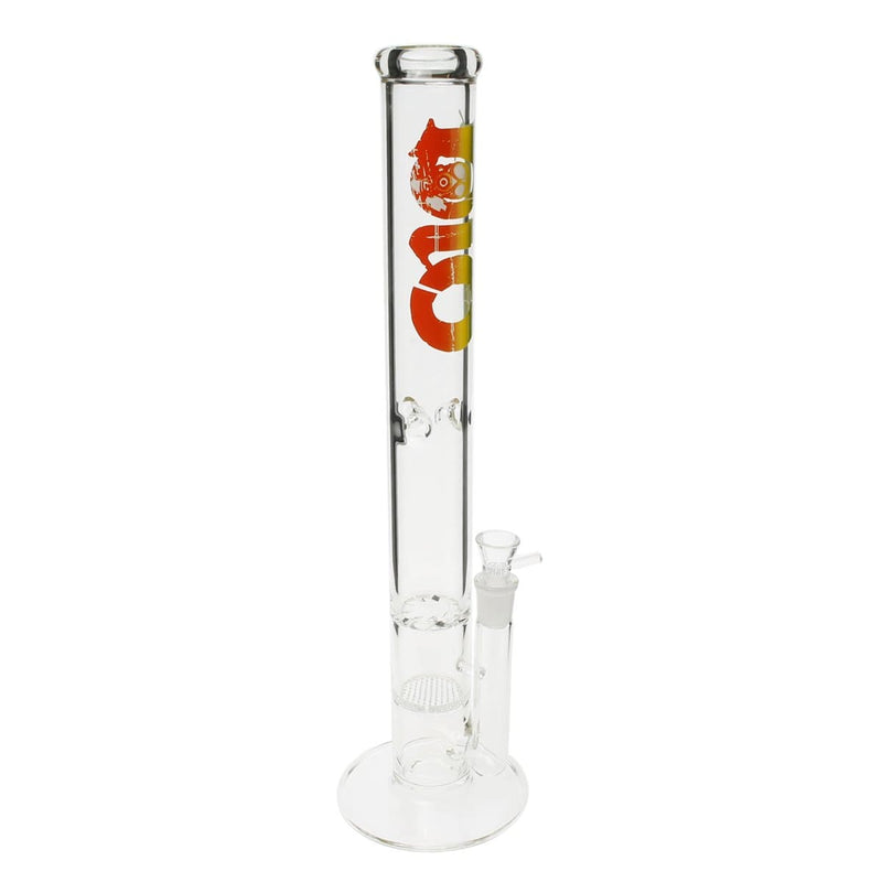 Bio Glass Glass Bong 18" BIO Hurricane / Honeycomb Water Pipe - Rasta Logo