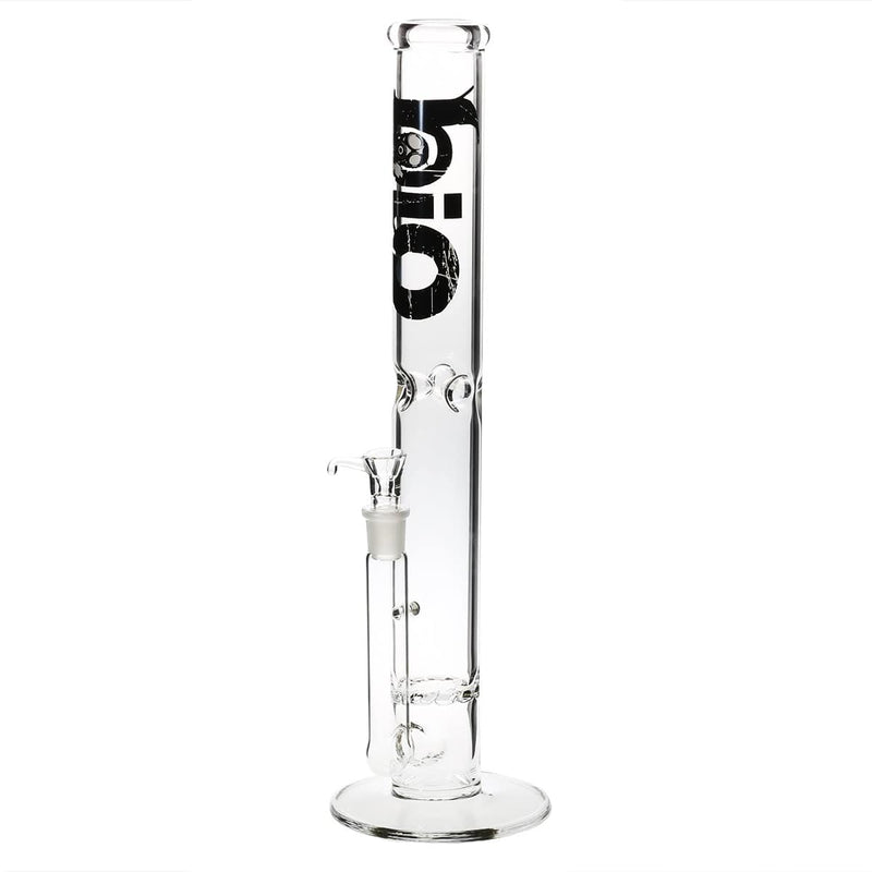 Bio Glass Glass Bong 18" BIO Hurricane Water Pipe - Black Logo